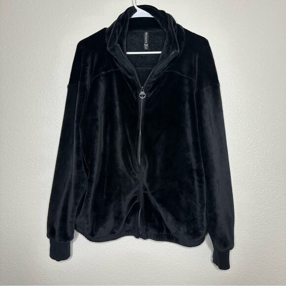 Athleta Double Cozy Karma Recover Plush Zip Jacket Back XL - Picture 3 of 7